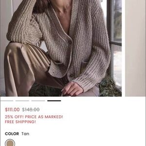 Loft Haven Well Within Cozy Tan Women's Cardigan